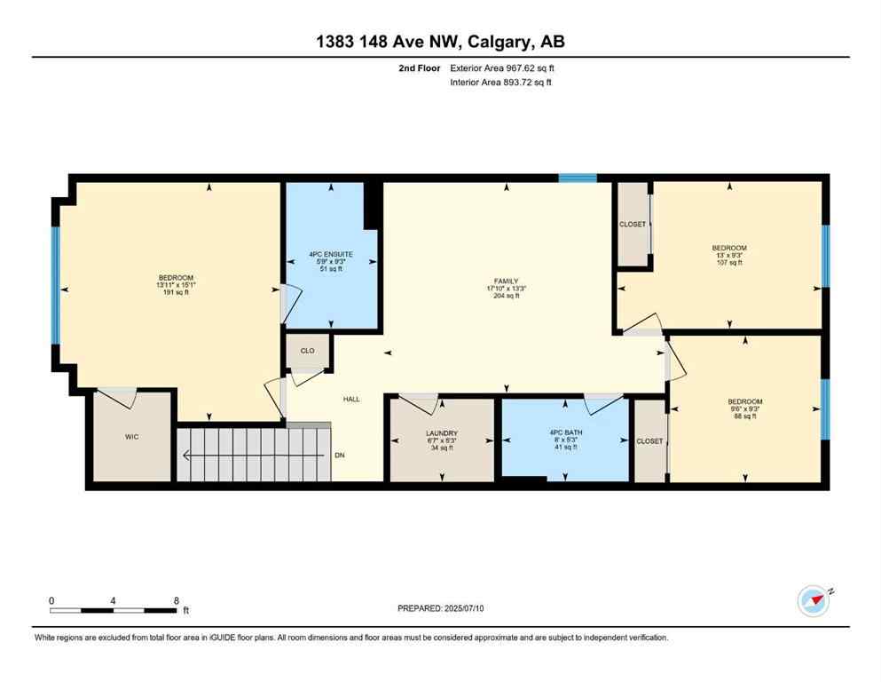 MLS® A2238623 - 1383 148 Avenue NW in Carrington Calgary, Residential