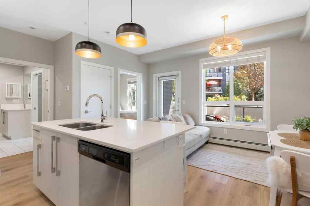 MLS® A2238671 - Unit #110 383 Smith Street NW in University District Calgary, Residential