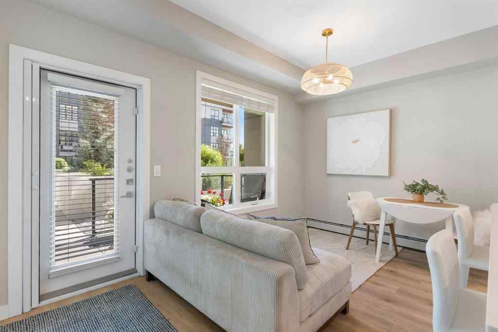 MLS® A2238671 - Unit #110 383 Smith Street NW in University District Calgary, Residential