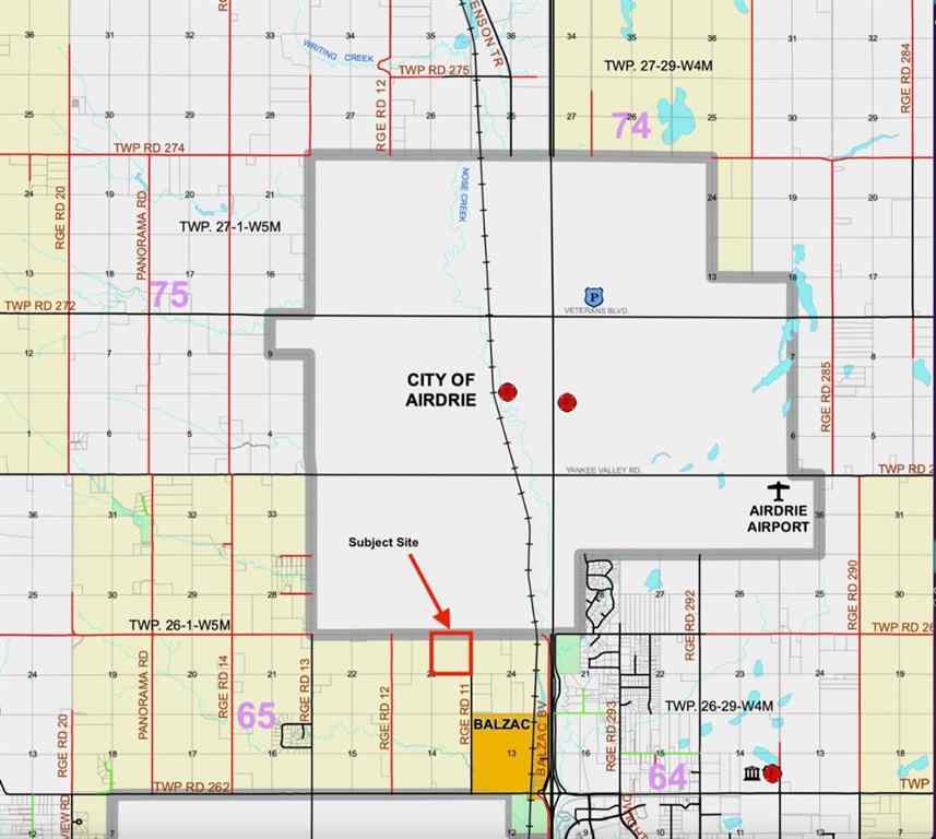 MLS® A2238673 - Range road 11 264 Township   in NONE Balzac, Land
