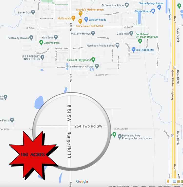 MLS® A2238673 - Range road 11 264 Township   in NONE Balzac, Land