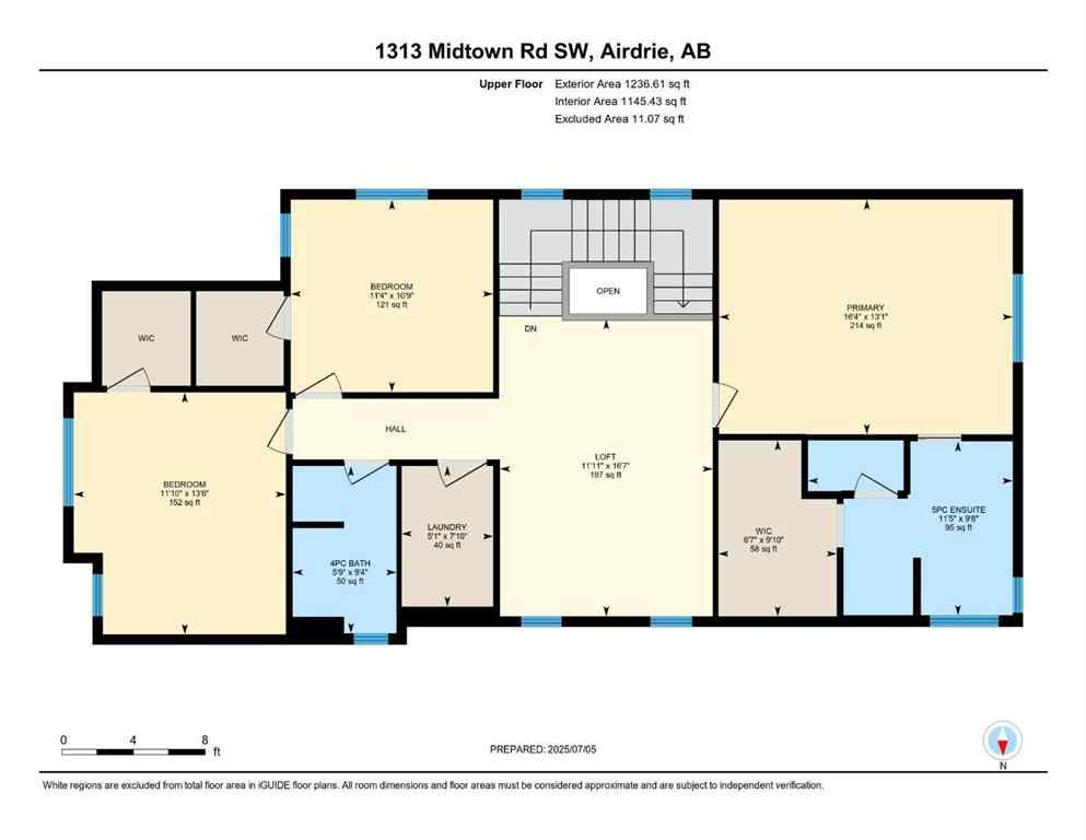 MLS® A2238679 - 1313 Midtown Road SW in Midtown Airdrie, Residential