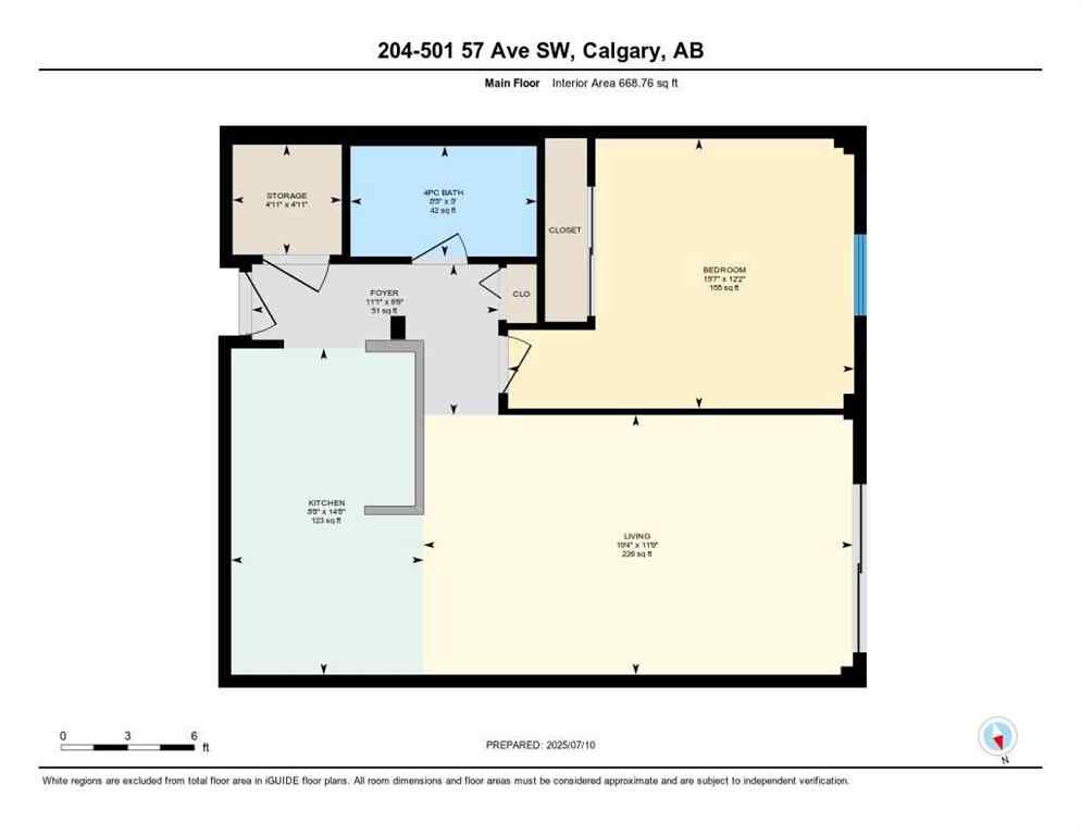 MLS® A2238786 - Unit #204 501 57 Avenue SW in Windsor Park Calgary, Residential