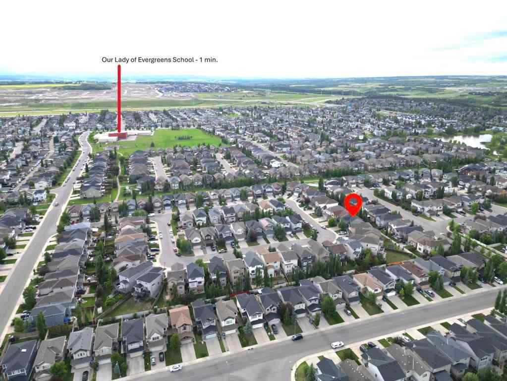 MLS® A2238828 - 107 Everoak Green SW in Evergreen Calgary, Residential