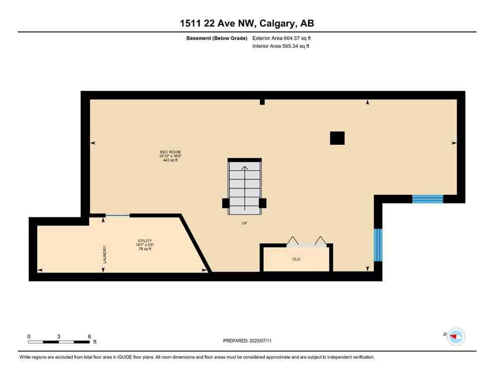 MLS® A2239131 - 1511 22 Avenue NW in Capitol Hill Calgary, Residential
