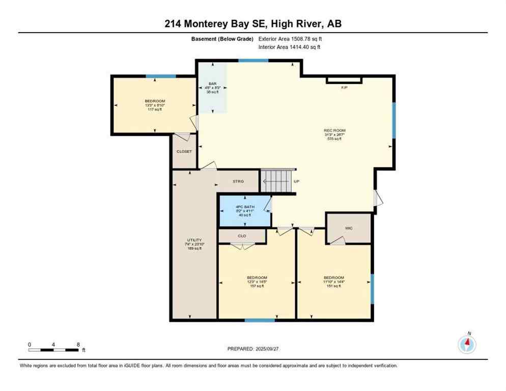 MLS® A2239242 - 214 Monterey Bay SE in Montrose High River, Residential