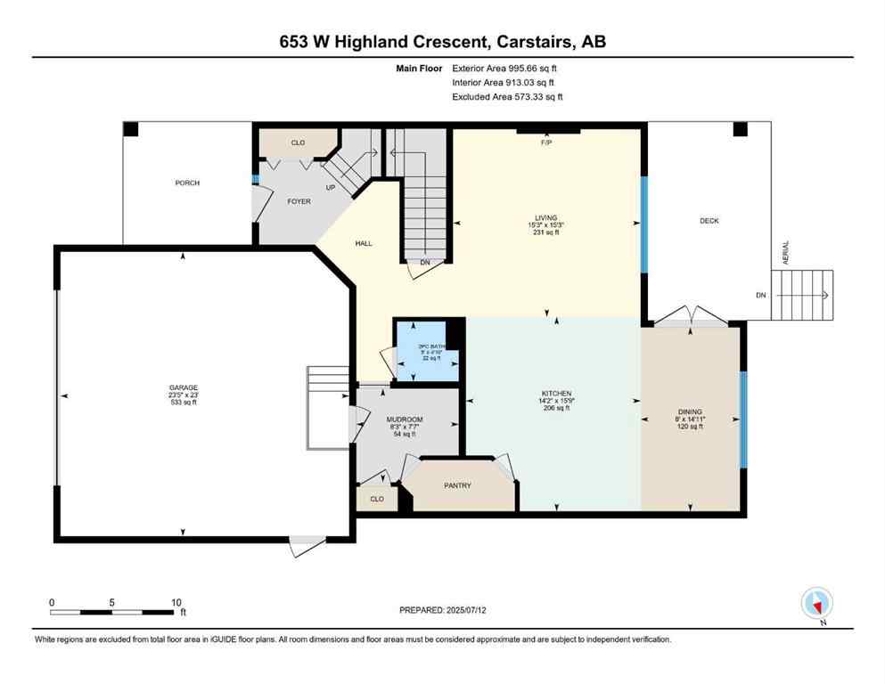 MLS® A2239470 - 653 West Highland Crescent  in NONE Carstairs, Residential