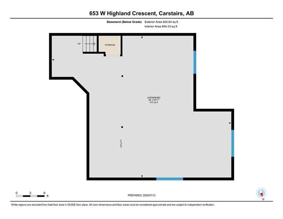 MLS&reg; # A2239470 - 653 West Highland Crescent  in NONE Carstairs, Residential Open Houses