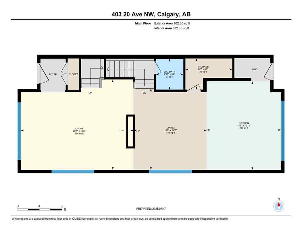 MLS® A2239529 - 403 20 Avenue NW in Mount Pleasant Calgary, Residential