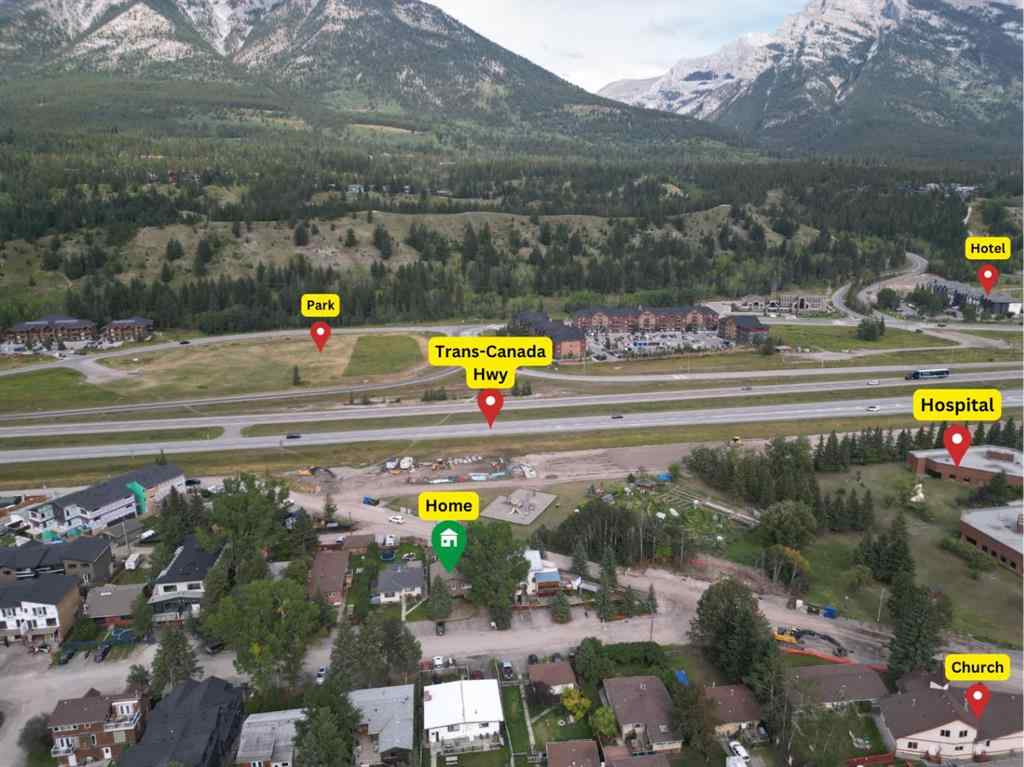 MLS® A2239732 - 1306 1 Avenue  in Teepee Town Canmore, Residential