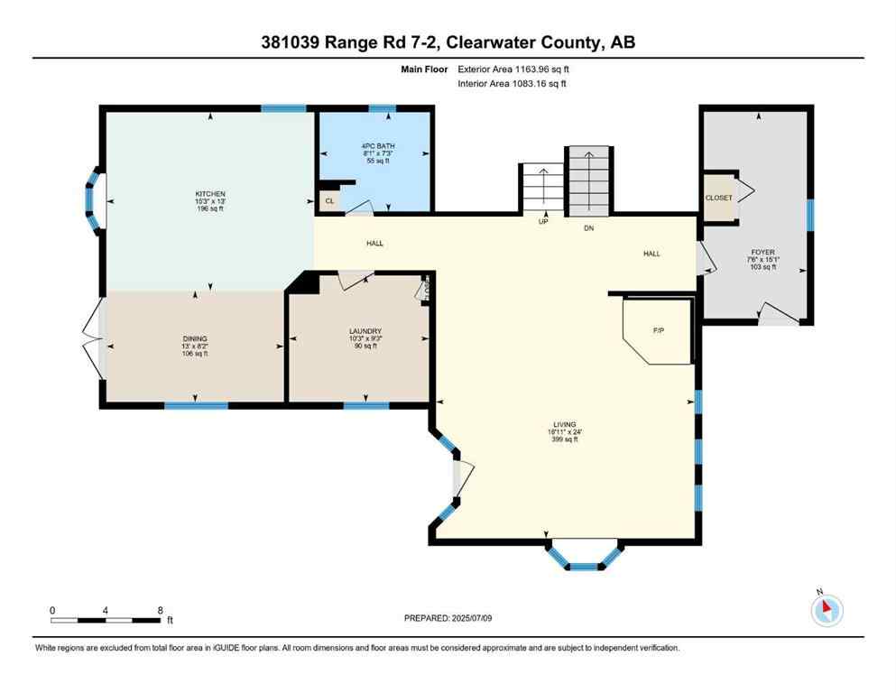MLS® A2239738 - 381039 Range Road 7-2   in NONE Rural Clearwater County, Residential