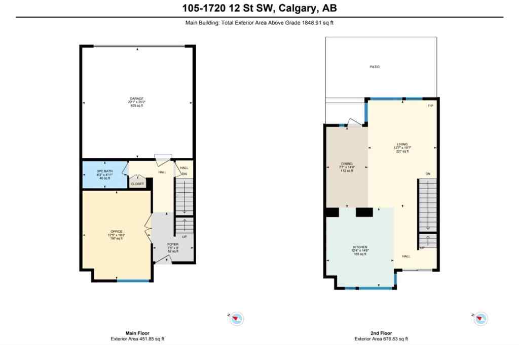 MLS® A2239808 - Unit #105 1720 12 Street SW in Lower Mount Royal Calgary, Residential