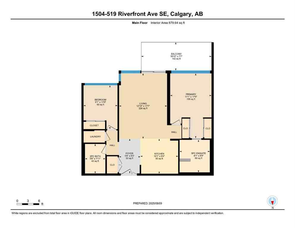 MLS® A2239964 - Unit #1504 519 Riverfront Avenue SE in Downtown East Village Calgary, Residential