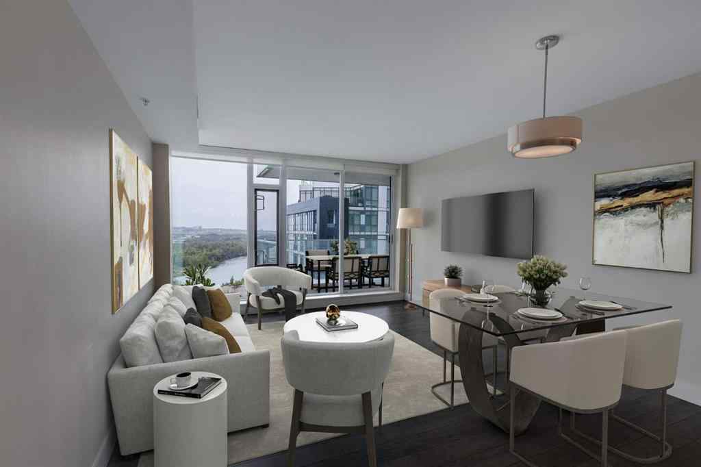 MLS® A2239964 - Unit #1504 519 Riverfront Avenue SE in Downtown East Village Calgary, Residential