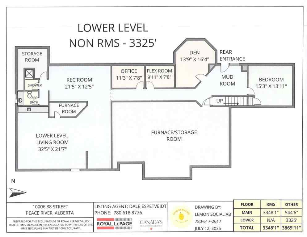 MLS® A2240074 - 10006 88 Street  in The Pines Peace River, Residential