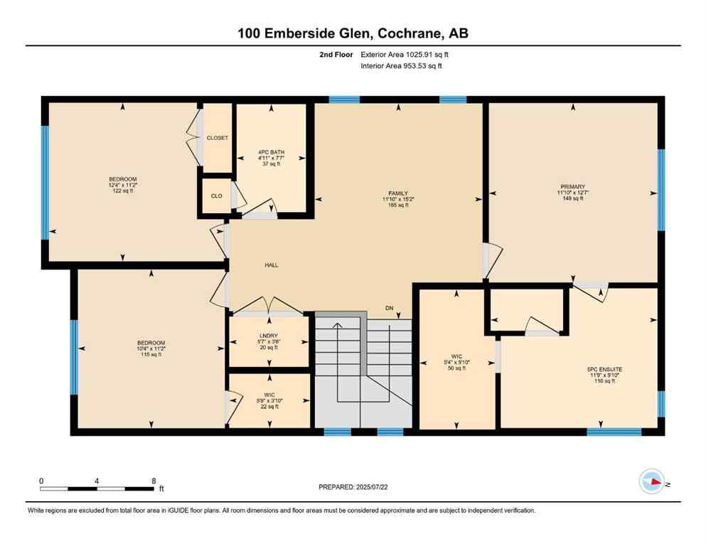 MLS® A2240168 - 100 Emberside Glen  in Fireside Cochrane, Residential