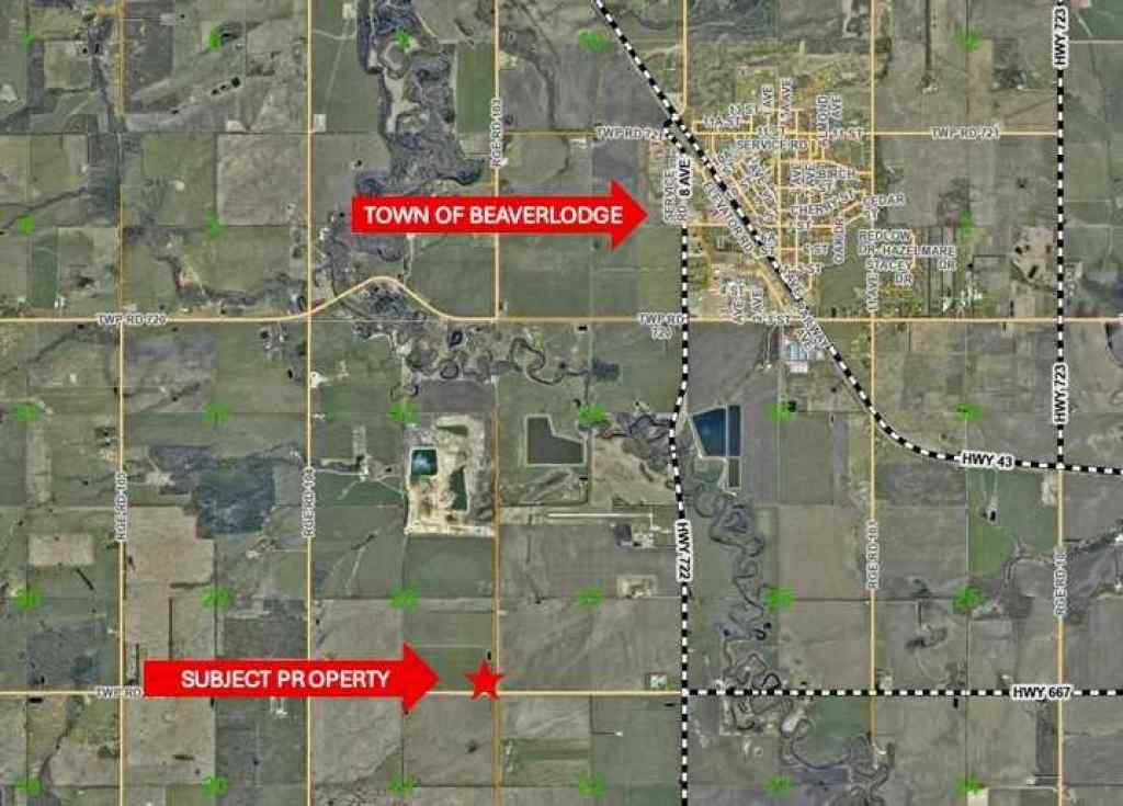MLS® A2240219 - Unit #SW-28-71-10-6 6.65 acre parcel - Lot 1 off   in NONE Rural Grande Prairie No. 1, County of, Land