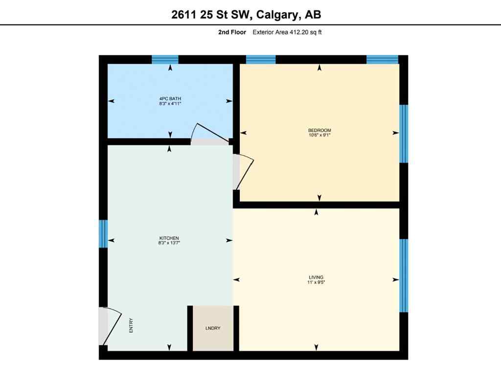 MLS® A2240356 - 2611 25 Street SW in Richmond Calgary, Residential