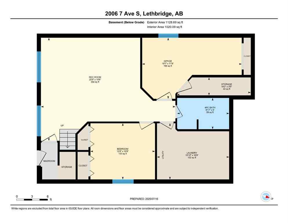 MLS® A2240377 - 2006 7 Avenue S in Victoria Park Lethbridge, Residential