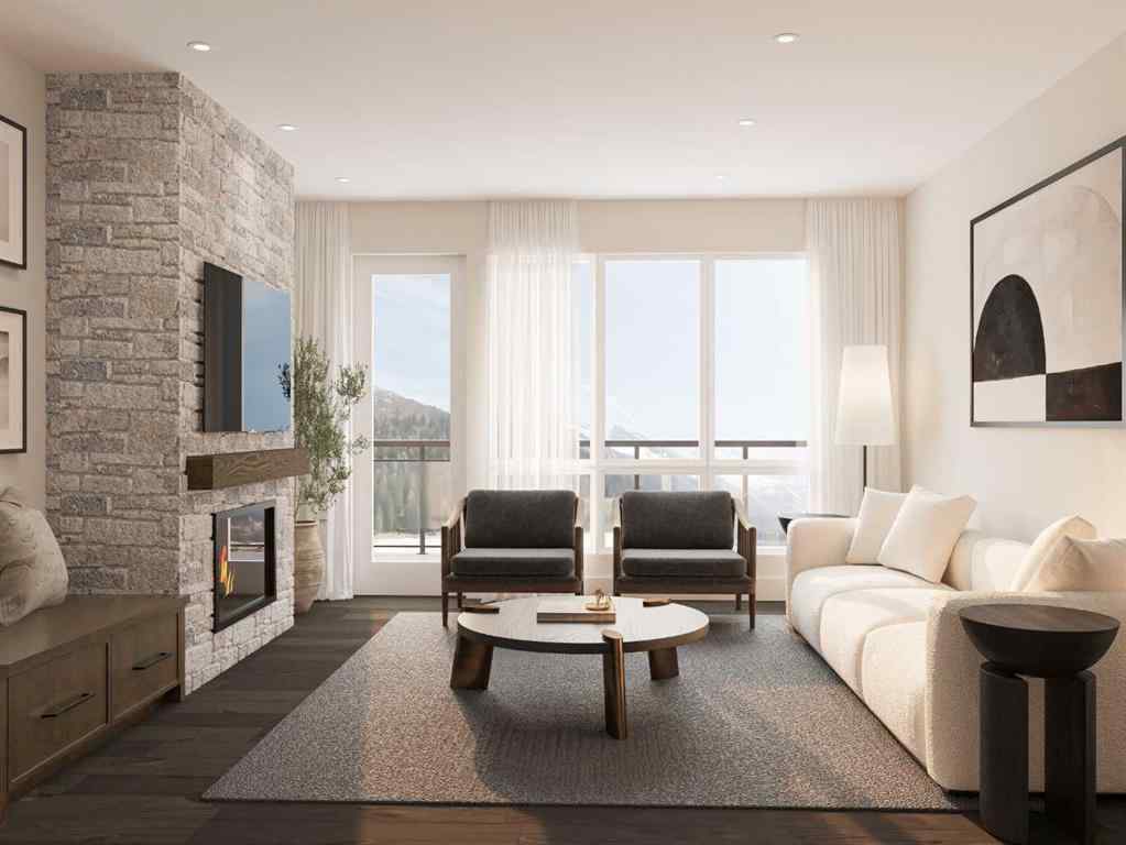 MLS® A2240418 - Unit #813 101H Stewart Creek Rise  in Three Sisters Canmore, Residential