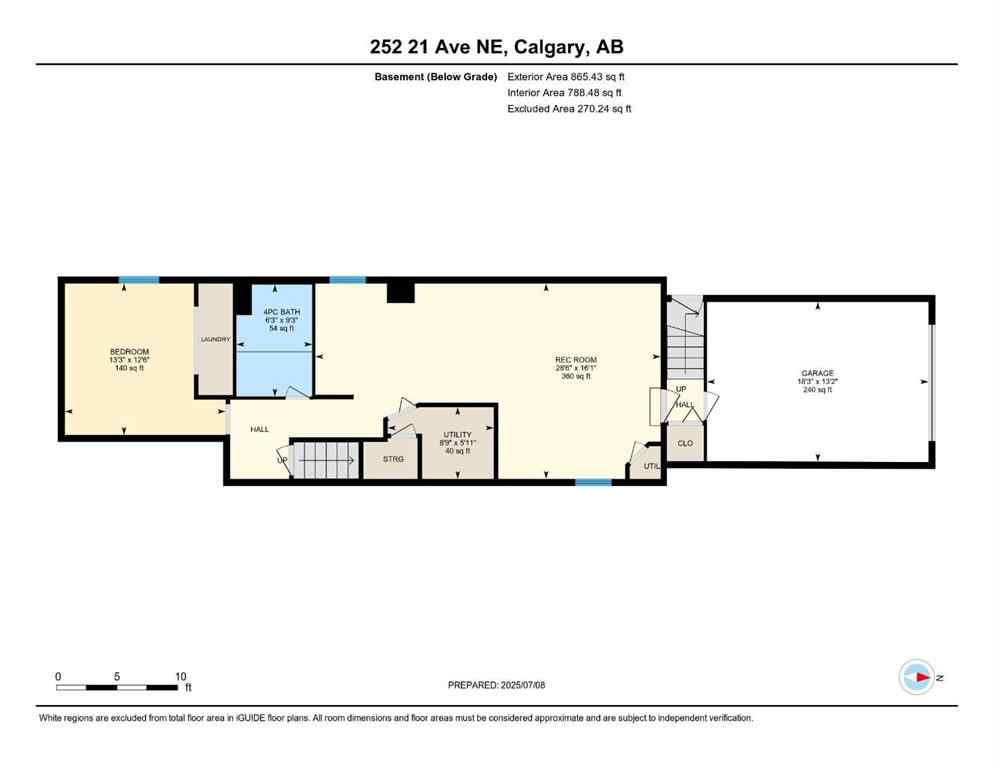 MLS® A2240440 - 252 21 Avenue NE in Tuxedo Park Calgary, Residential