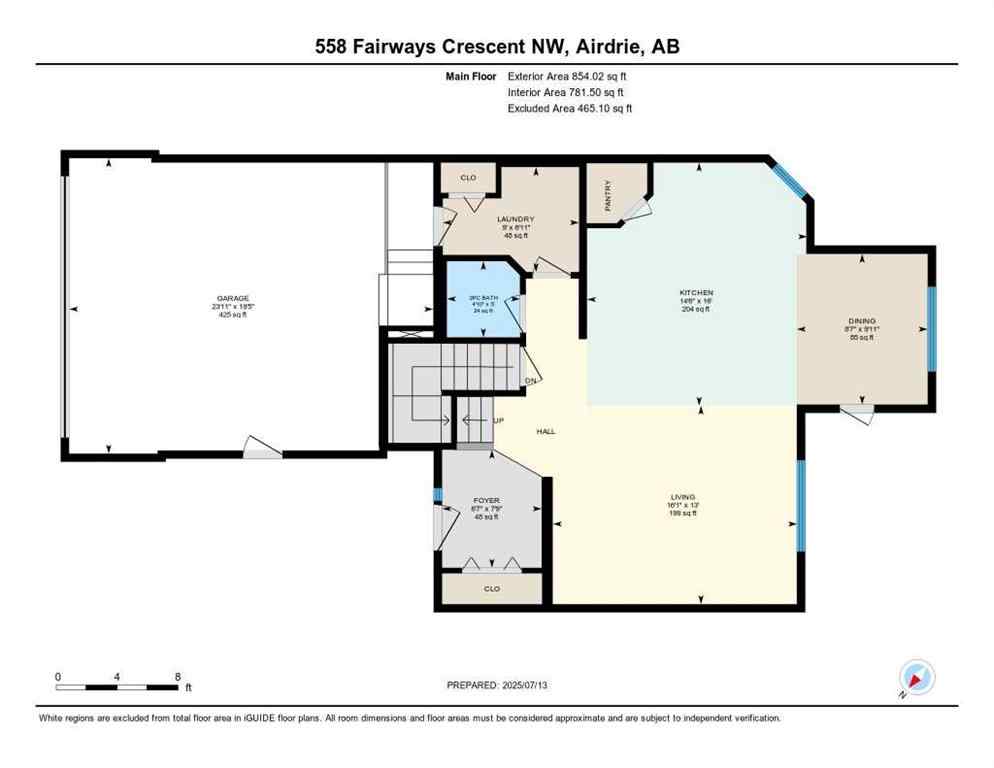 MLS® A2240444 - 558 Fairways Crescent NW in Fairways Airdrie, Residential