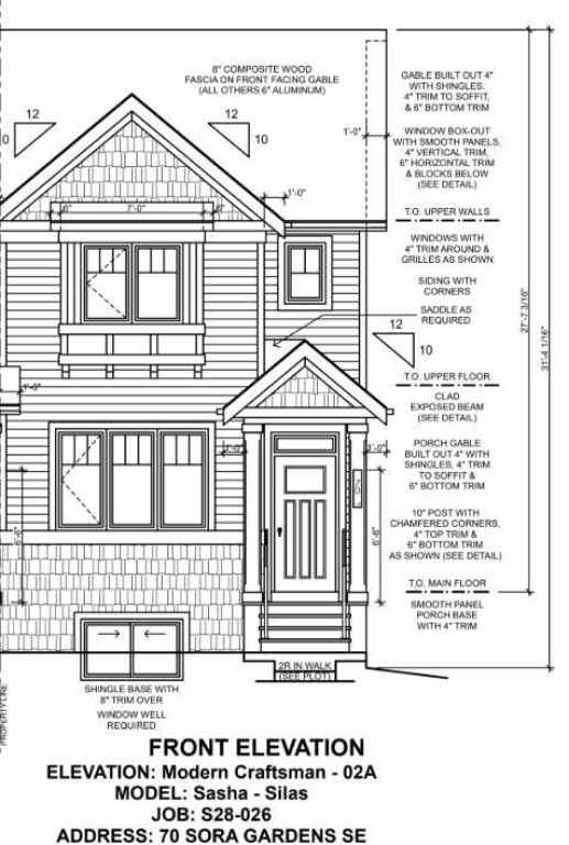 MLS® A2240472 - 70 Sora Gardens SE in Hotchkiss Calgary, Residential