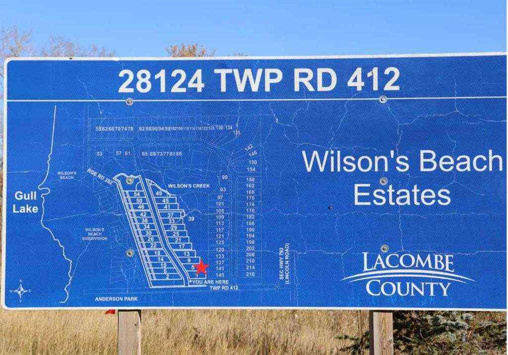 MLS® A2240500 - 5 28124 TOWNSHIP RD 412   in Wilson’s Beach Estates Rural Lacombe County, Land