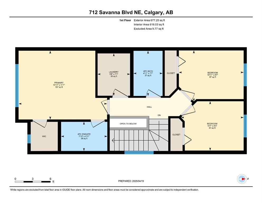 MLS® A2240582 - 712 Savanna Boulevard NE in Saddle Ridge Calgary, Residential