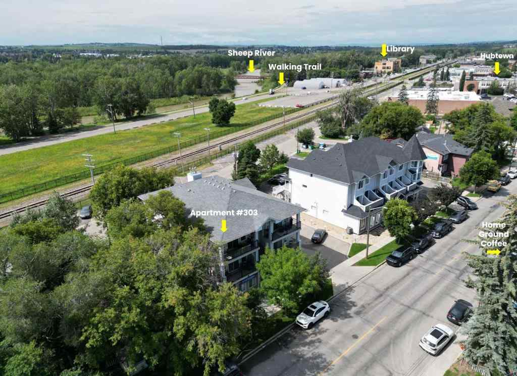 MLS® A2240594 - Unit #303 29 N Railway Street  in Heritage Okotoks Okotoks, Residential