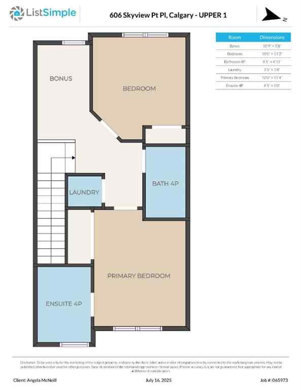 MLS® A2240646 - 606 Skyview Point Place NE in Skyview Ranch Calgary, Residential