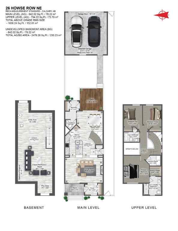MLS® A2240761 - 26 Howse Row NE in Livingston Calgary, Residential
