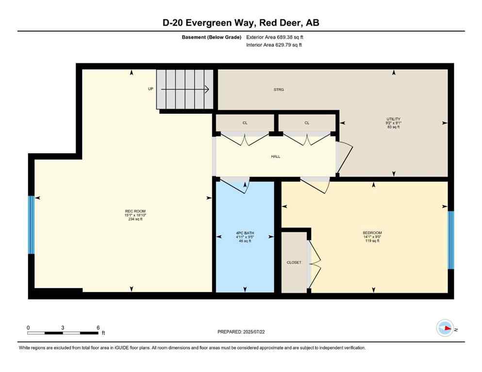MLS® A2240798 - Unit #D 20 Evergreen Way  in Evergreen Red Deer, Residential