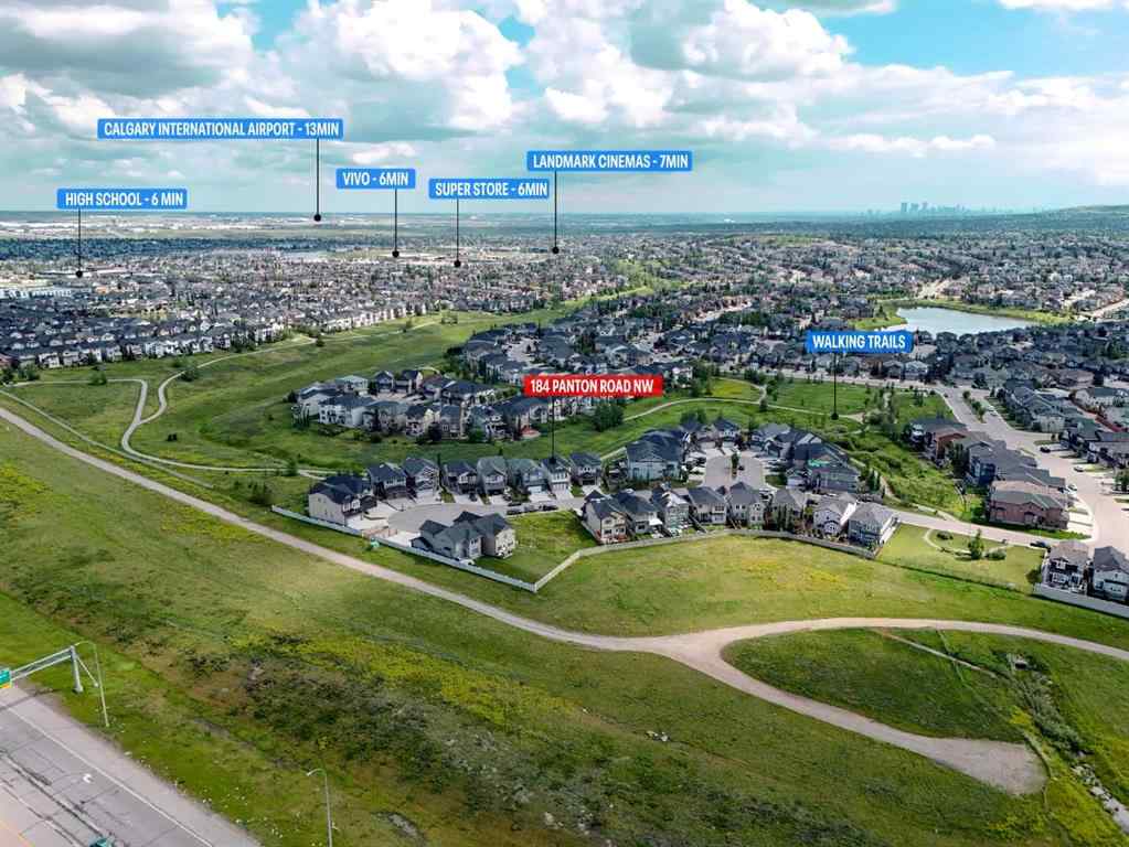 MLS® A2240836 - 184 Panton Road NW in Panorama Hills Calgary, Residential