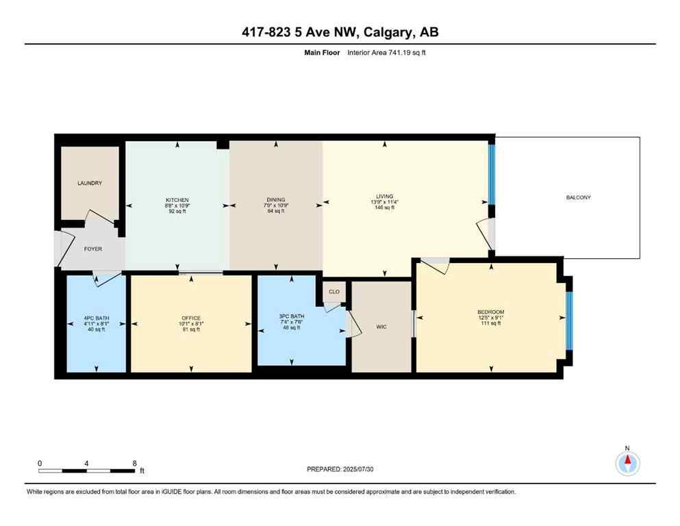MLS® A2240994 - Unit #417 823 5 Avenue NW in Sunnyside Calgary, Residential