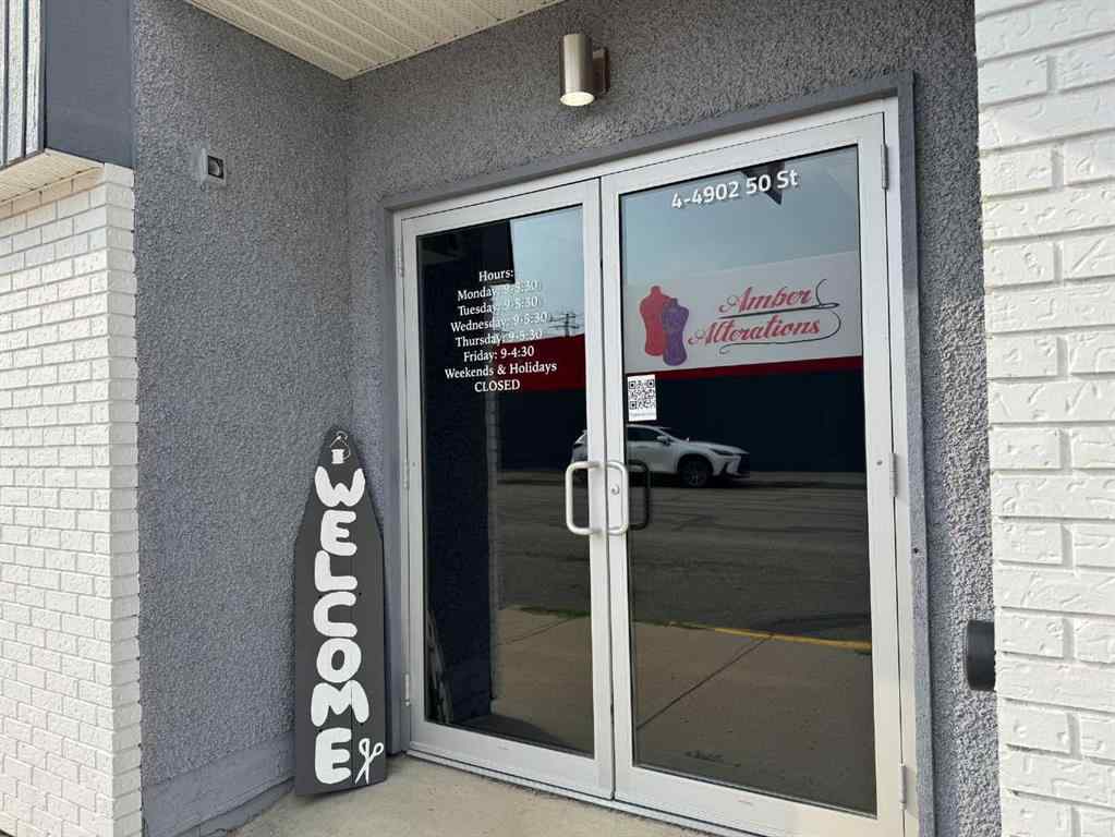 MLS® A2241050 - Unit #4 4902 50 Street  in Central Ponoka Ponoka, Commercial