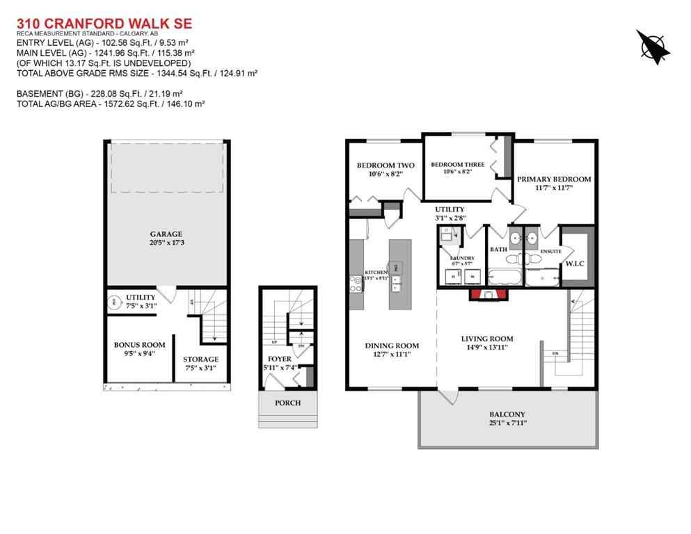 MLS® A2241066 - 310 Cranford Walk SE in Cranston Calgary, Residential