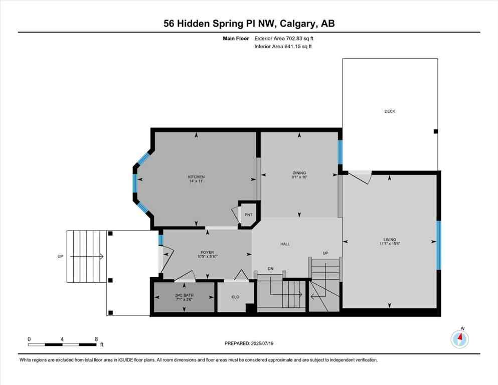 MLS® A2241304 - 56 Hidden Spring Place NW in Hidden Valley Calgary, Residential