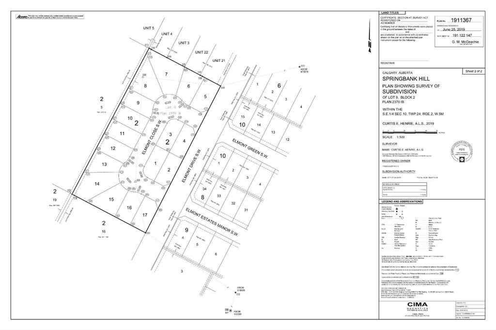 MLS® A2241354 - 30 Elmont Close SW in Springbank Hill Calgary, Land