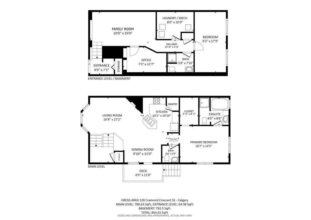 MLS® A2241389 - 128 Cramond Crescent SE in Cranston Calgary, Residential