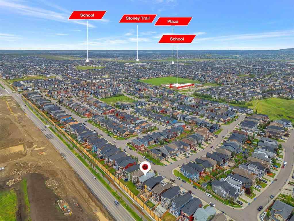 MLS® A2241438 - 296 Evansborough Way NW in Evanston Calgary, Residential