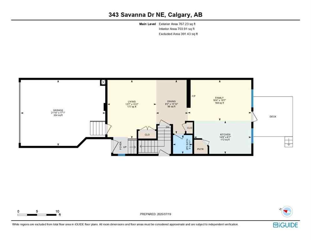 MLS® A2241480 - 343 Savanna Avenue NE in Saddle Ridge Calgary, Residential