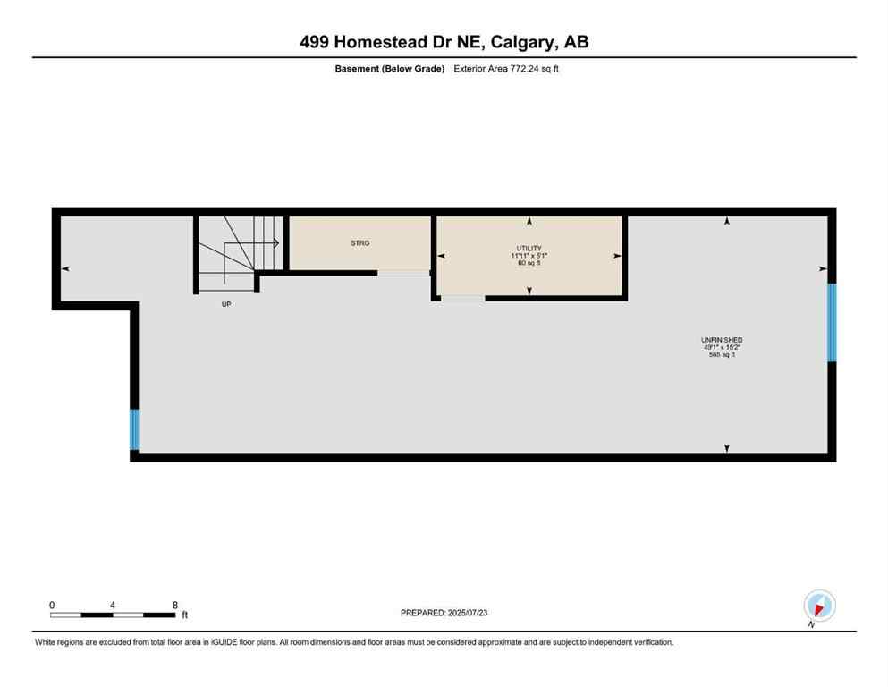 MLS® A2241554 - 499 Homestead Drive NE in Homestead Calgary, Residential