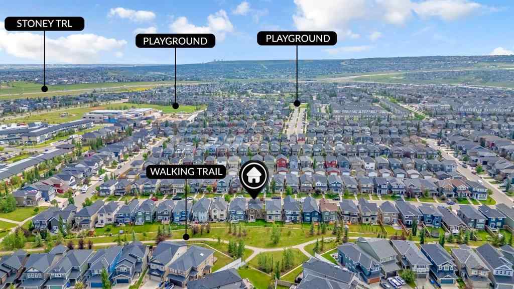 MLS® A2241595 - 185 Evanspark Gardens NW in Evanston Calgary, Residential