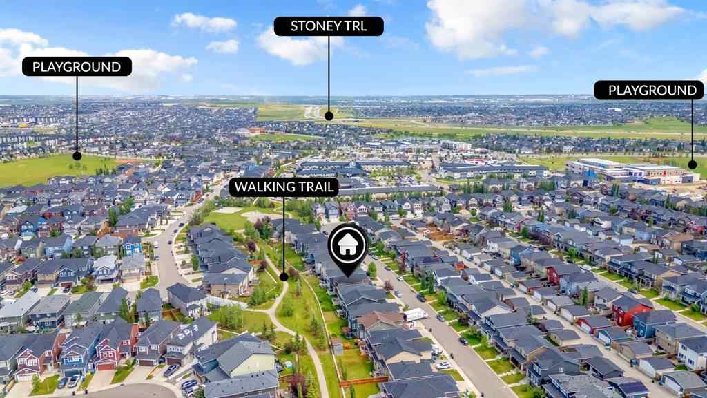 MLS® A2241595 - 185 Evanspark Gardens NW in Evanston Calgary, Residential
