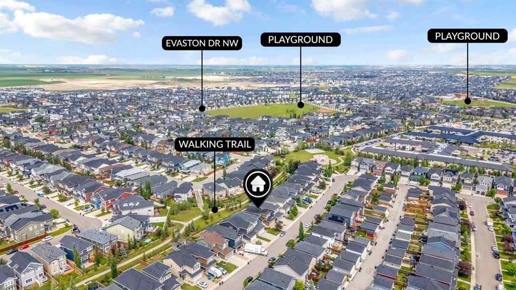 MLS® A2241595 - 185 Evanspark Gardens NW in Evanston Calgary, Residential