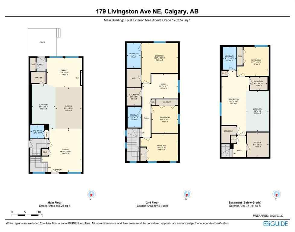MLS® A2241603 - 179 Livingston Avenue NE in Livingston Calgary, Residential