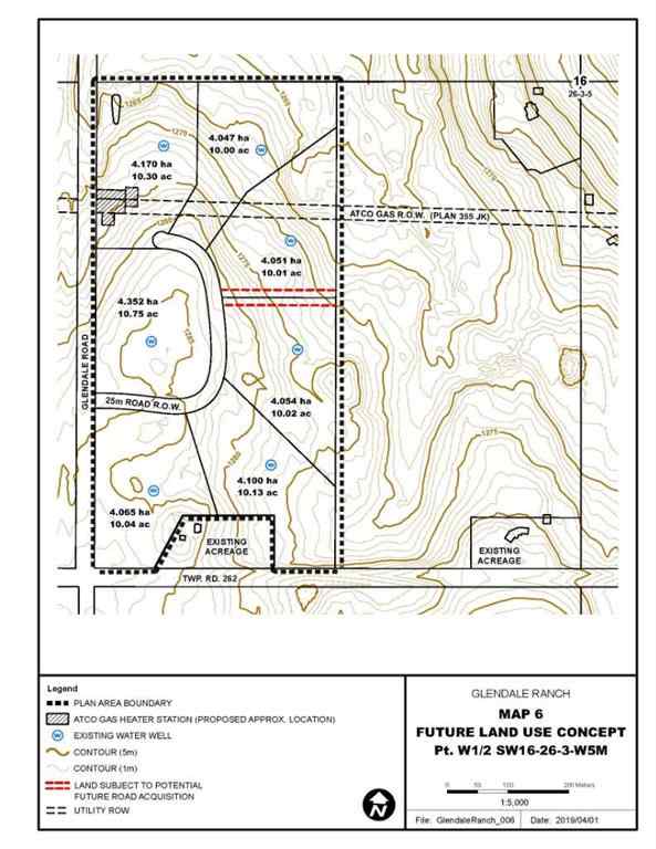 MLS® A2241801 -  Glendale Road  in NONE Rural Rocky View County, Land