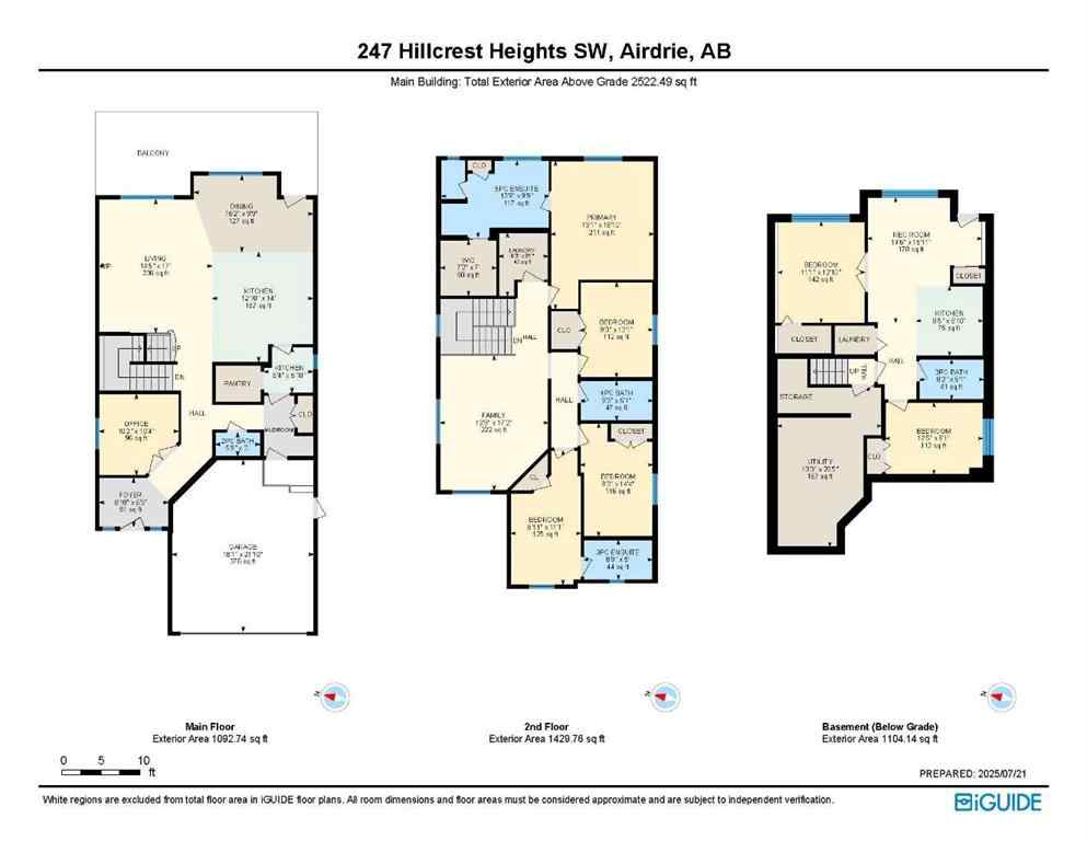 MLS® A2241802 - 247 Hillcrest Heights SW in Hillcrest Airdrie, Residential