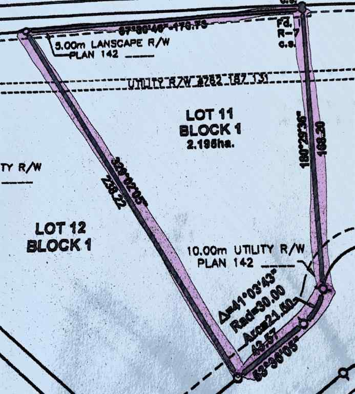 MLS® A2241815 - Unit #11 On Highway 12   in Iron Rail Business Park Rural Lacombe County, Land